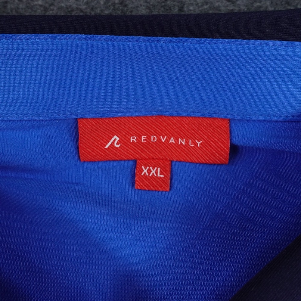 Redvanly Monroe Polo Shirt Men's XXL Golf‎ Marine Blue Performance Stretch New - Picture 5 of 15